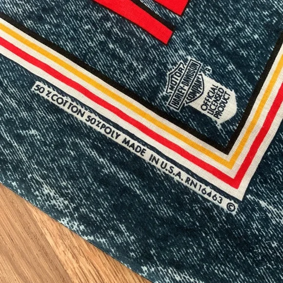 Vintage Harley Davidson bandana - Picture 3 of 3